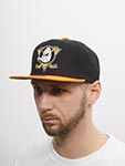 Бейсболка MITCHELL NESS арт. HHSS5367-ADUYYPPPBKOR Anaheim Ducks NHL (черный / оранжевый)